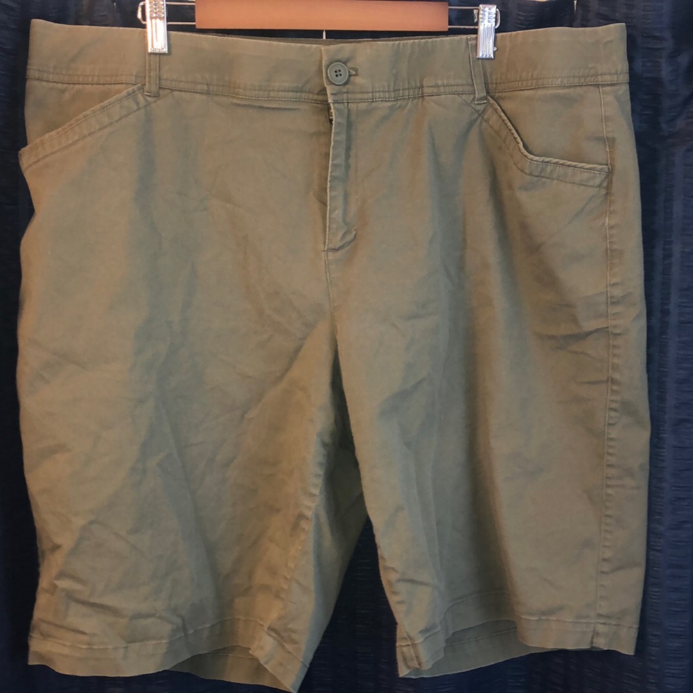 CJ Banks Women's Olive Shorts